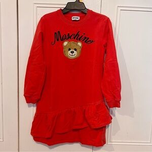 Moschino Vibrant Red Girl Dress